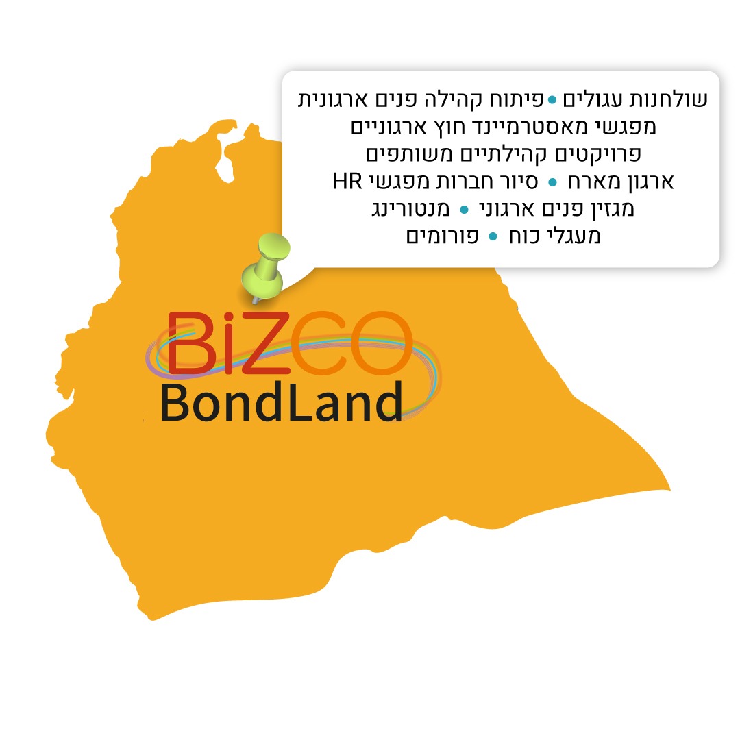 מרחב BondLand המיועד לפלטפורמות מגוונות ליצירת חיבורים, שיתופי פעולה פנים וחוץ ארגוניים